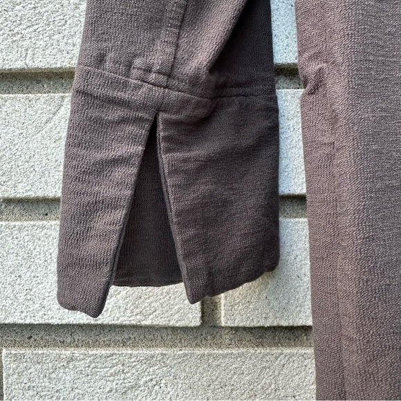 EILEEN FISHER Washable Stretch Crepe Gray Kimono Jacket - Picture 10 of 11